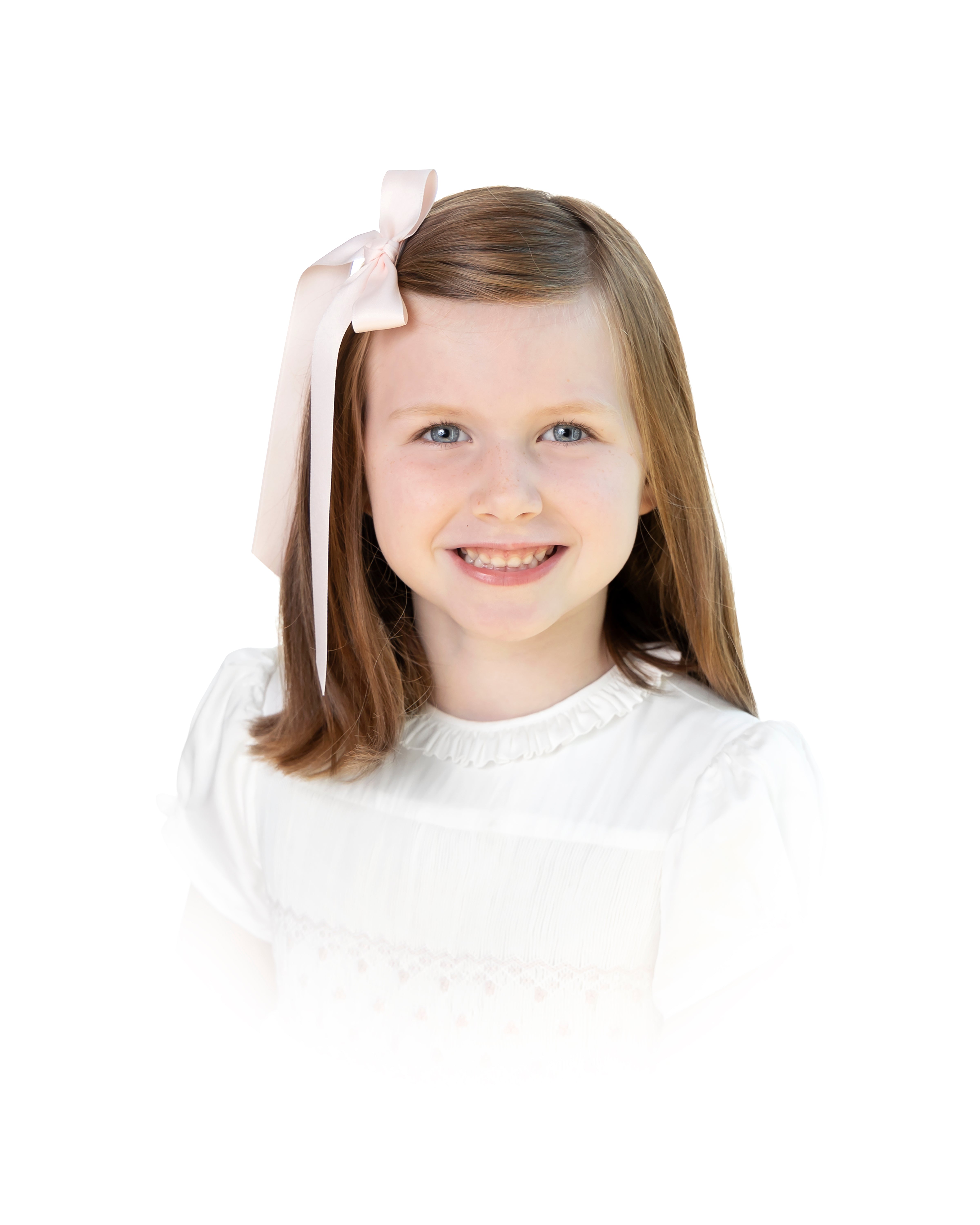 Image Title Charlotte sy Dimby classic timeless traditional smocked dresses for babies and girls handmade French style children clothing paris boutique twirling princess dress white heirloom elegant portrait dress houston texas born and raised studio photography vignette