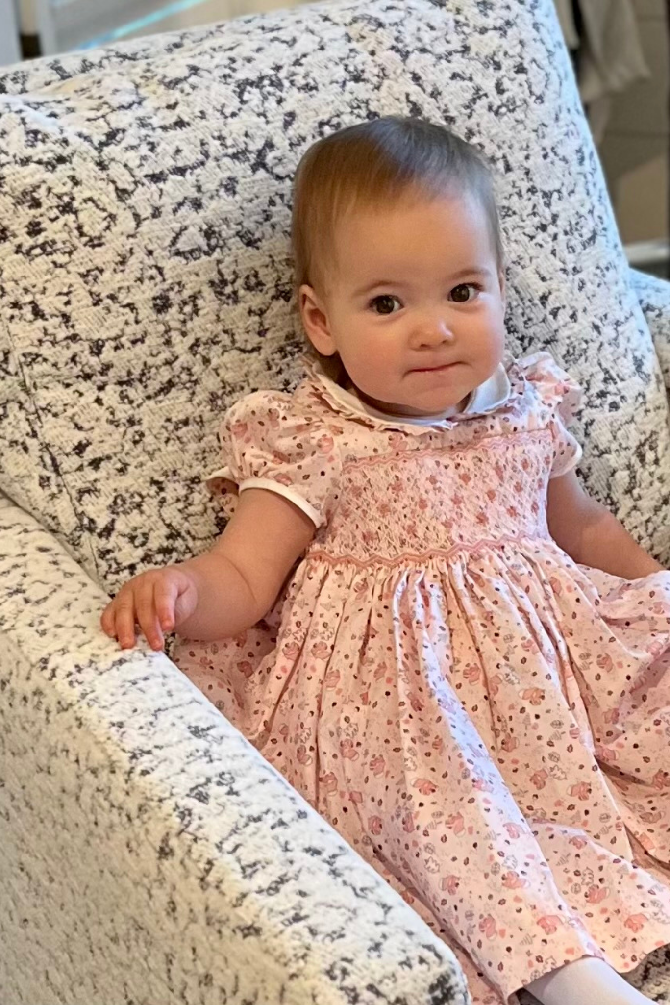 Image Title Charlotte sy Dimby classic timeless traditional smocked dresses for babies and girls handmade French style children clothing paris boutique baby girl toddler chic elegant style georgia