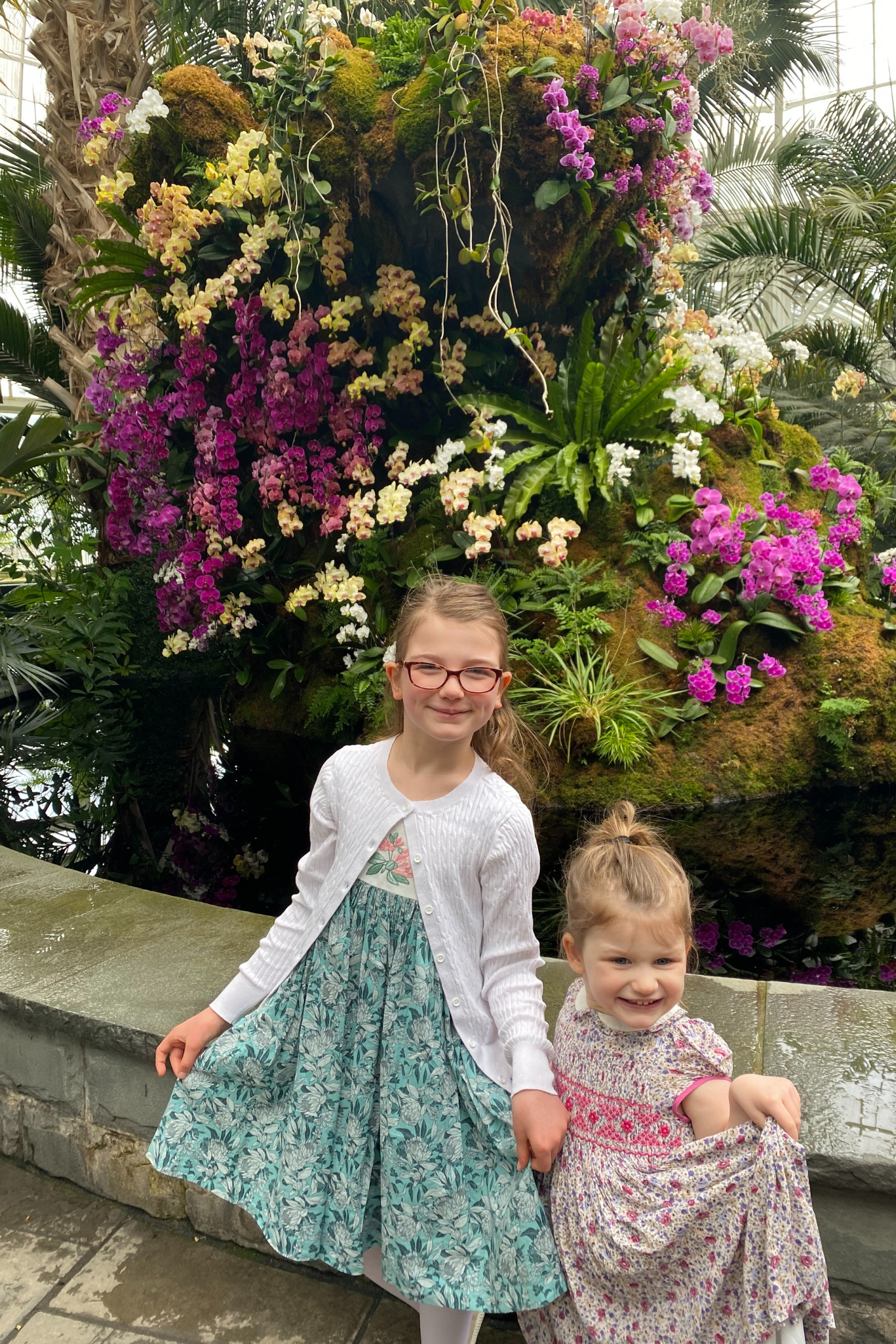 Image Title Charlotte sy Dimby classic timeless traditional smocked dresses for babies and girls handmade French style children clothing paris boutique floral print summer dresses sisters new jersey