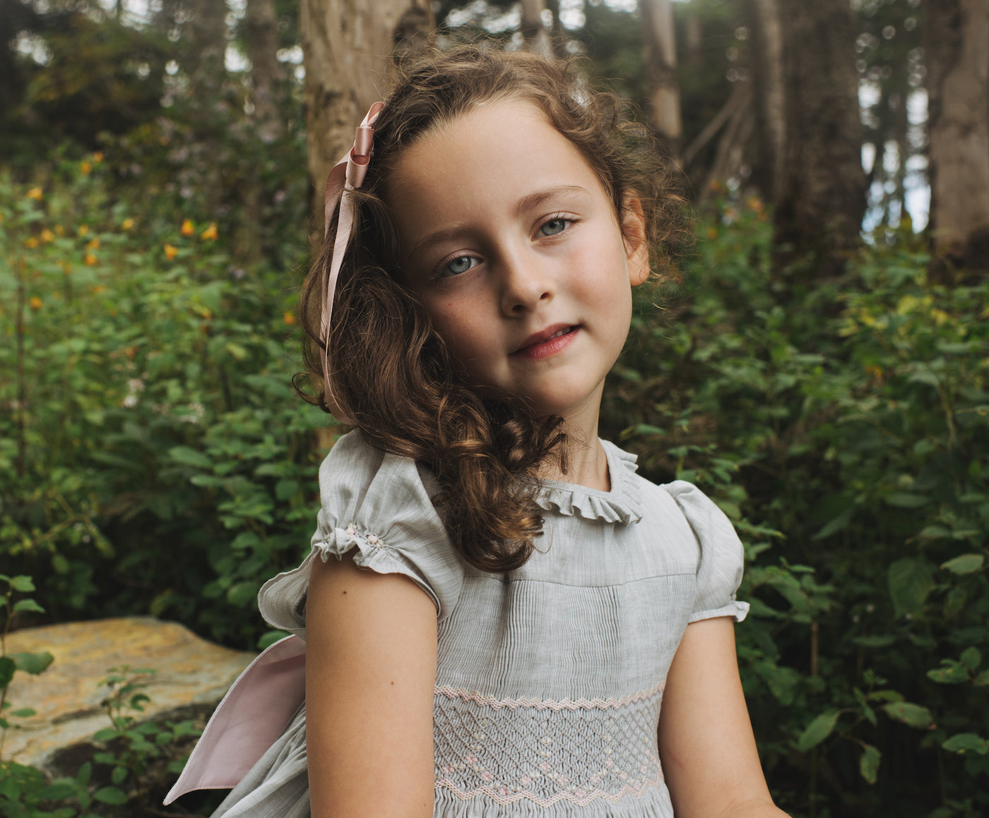 smocked dress Amandine Charlotte sy Dimby dress frenchstyle classic chic